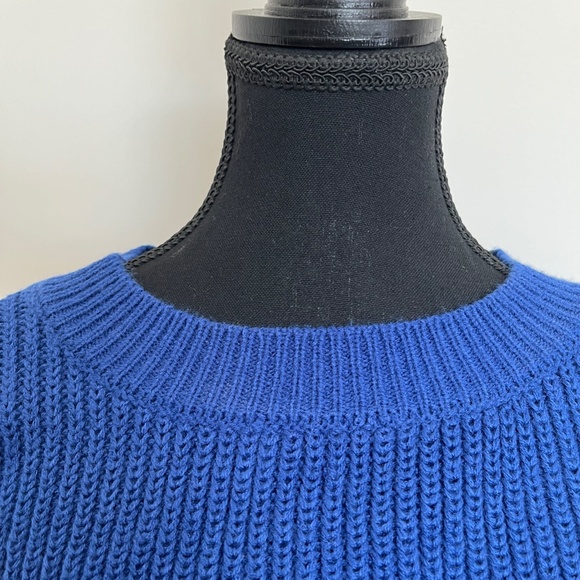 XL - Vero Moda Blue Cropped Sweater - Picture 4 of 6